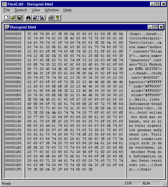 HexEditor mit Beispiel.html